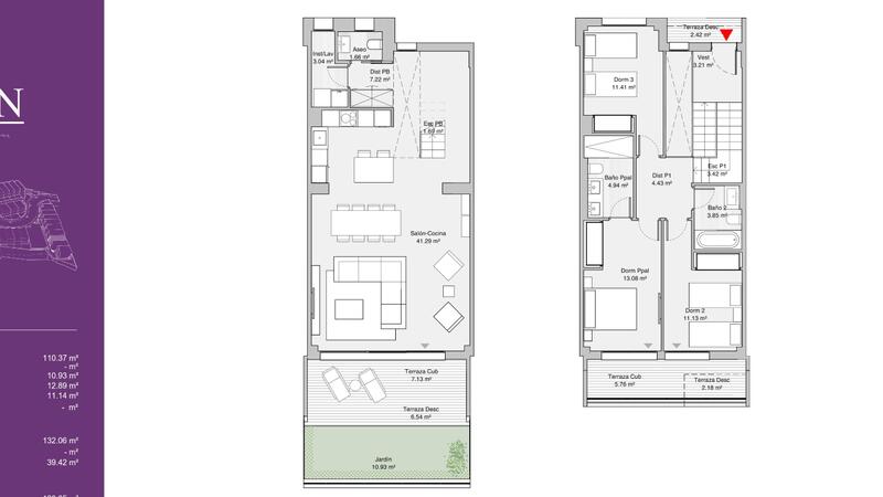 3 Schlafzimmer Stadthaus zu verkaufen