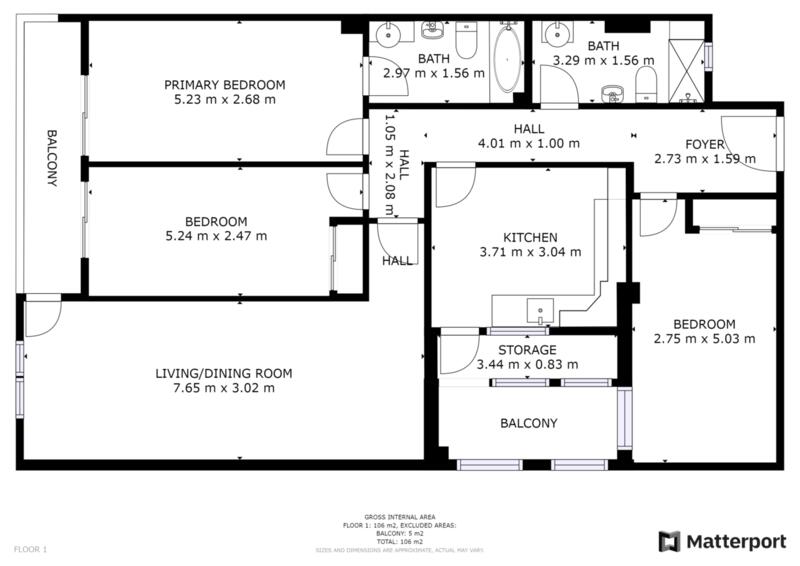 3 Cuarto Apartamento en venta