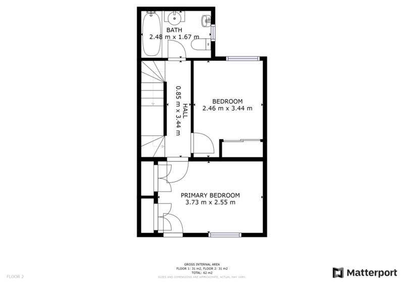 3 Schlafzimmer Stadthaus zu verkaufen