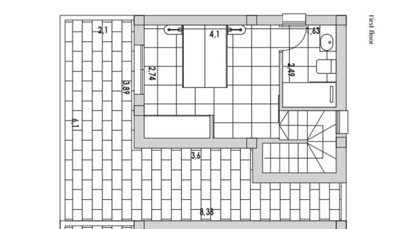 2 спальная комната вилла продается