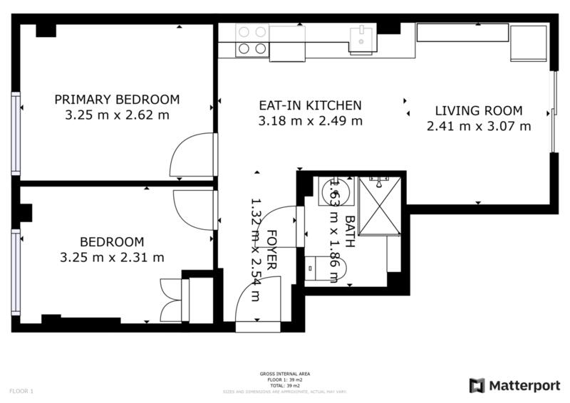 2 Cuarto Apartamento en venta