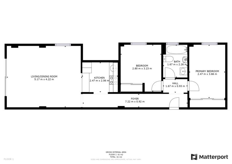 2 Cuarto Apartamento en venta