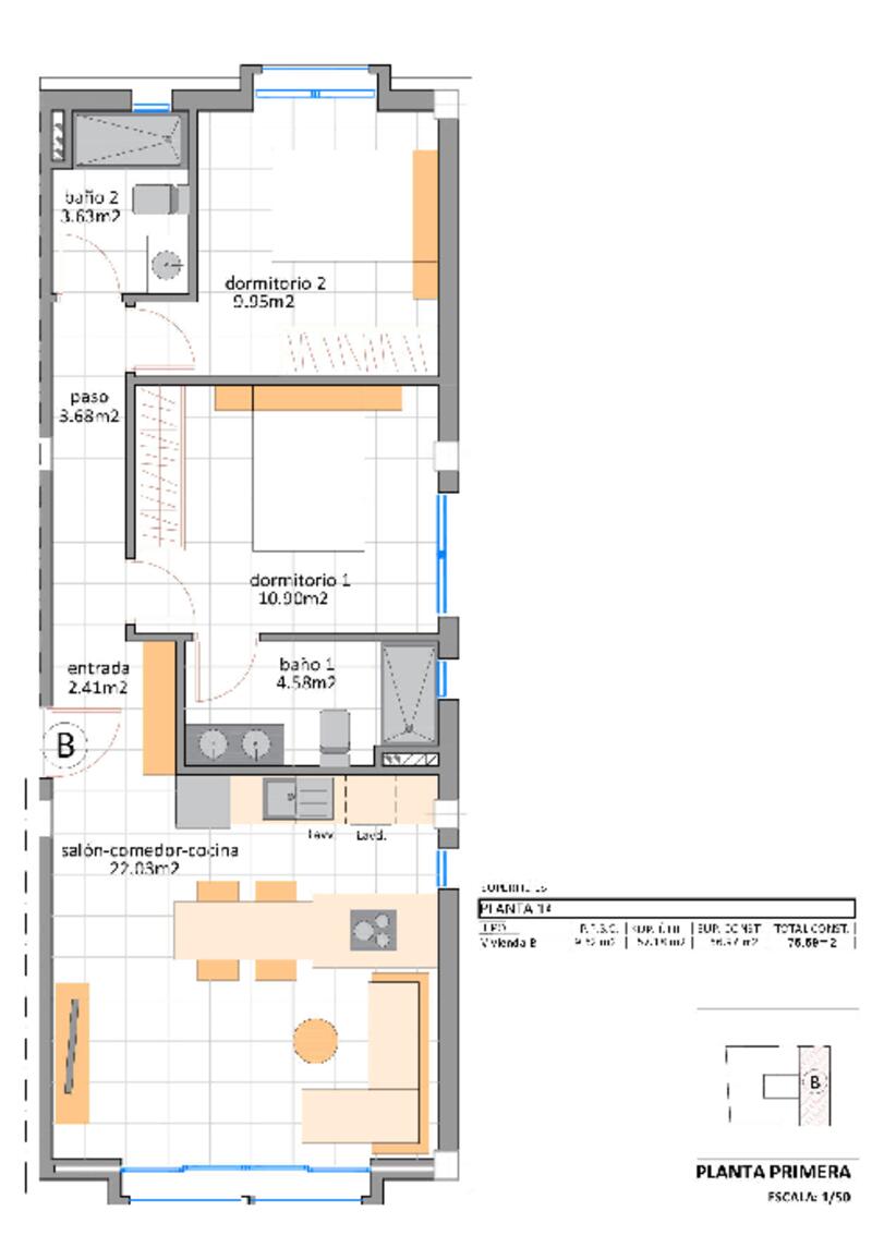 2 Schlafzimmer Appartement zu verkaufen