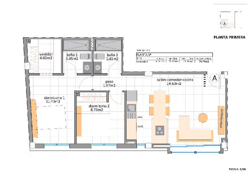 2 Schlafzimmer Appartement zu verkaufen