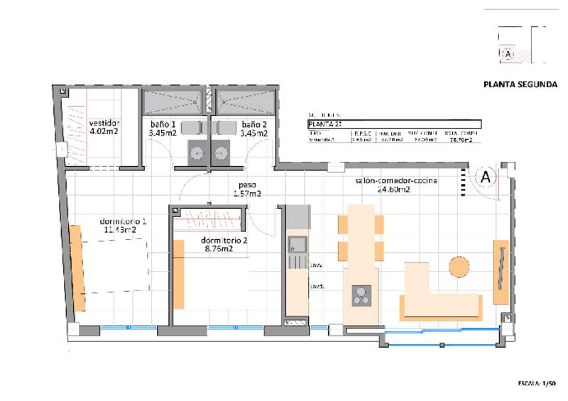 2 Schlafzimmer Appartement zu verkaufen