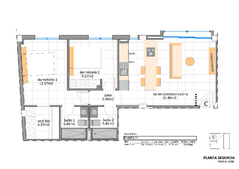 2 Schlafzimmer Appartement zu verkaufen