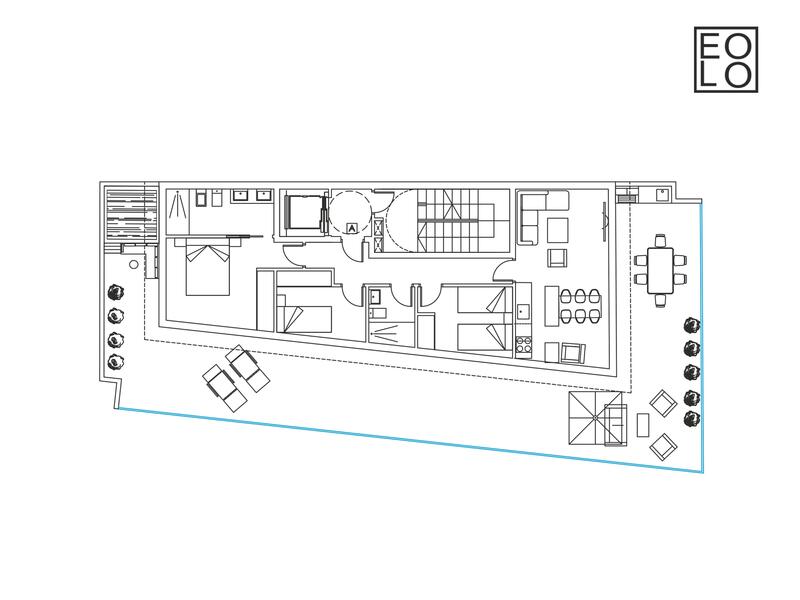 3 спальная комната квартира продается
