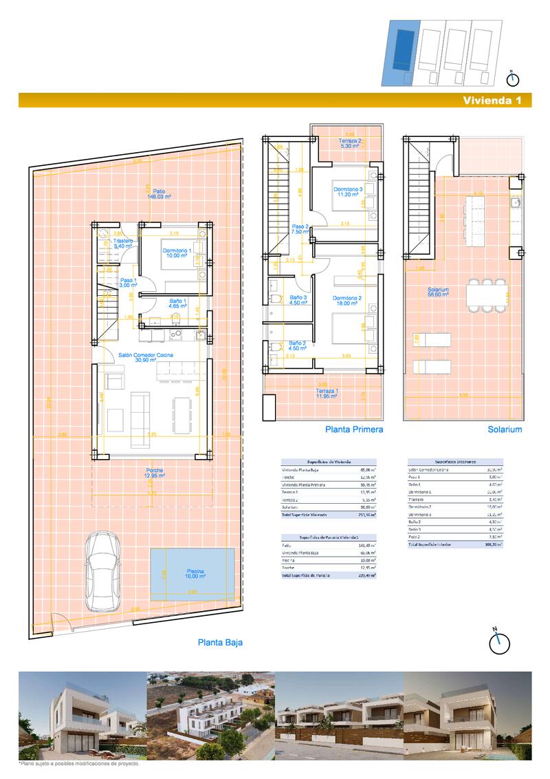 3 sovrum Villa till salu