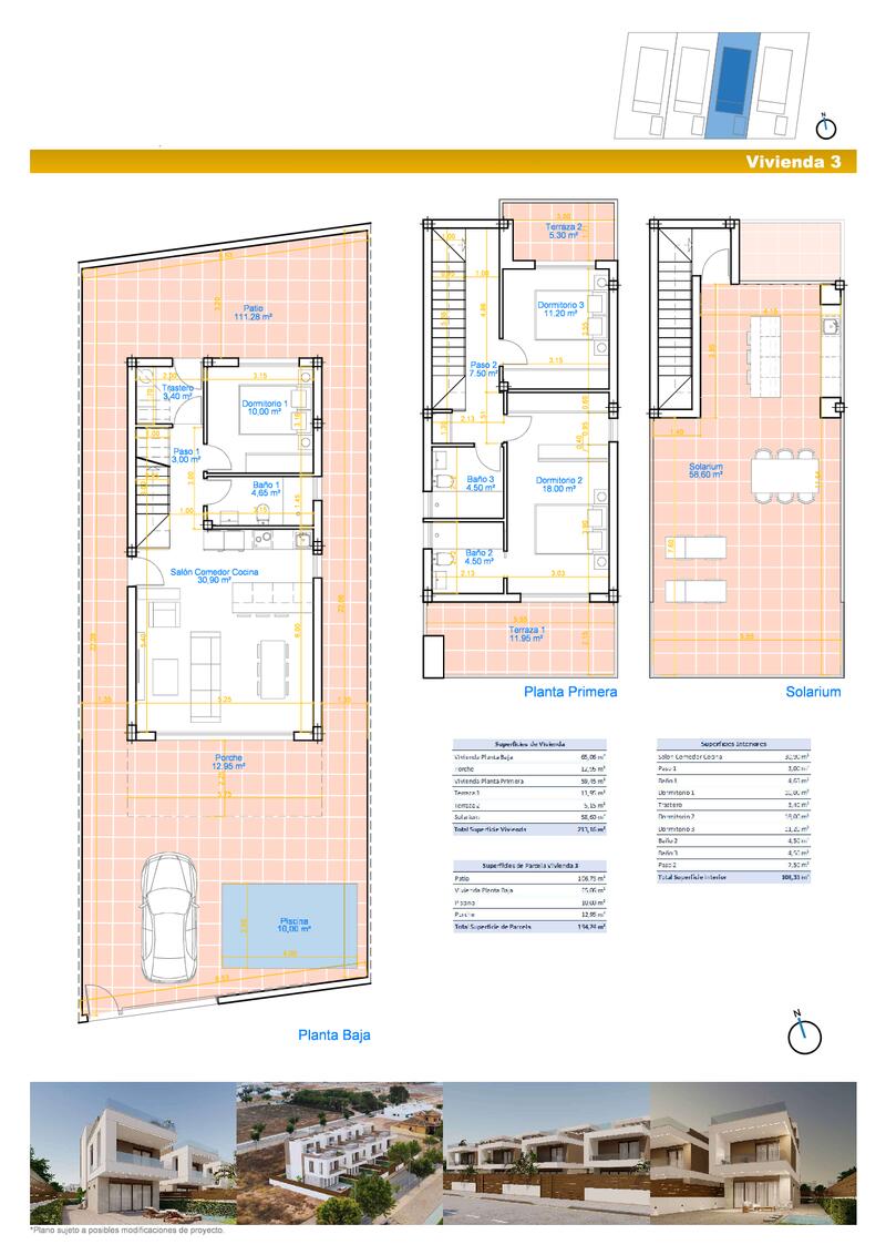 3 sovrum Villa till salu