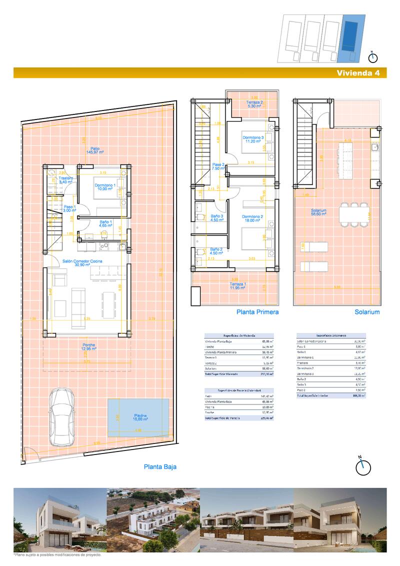 3 sovrum Villa till salu