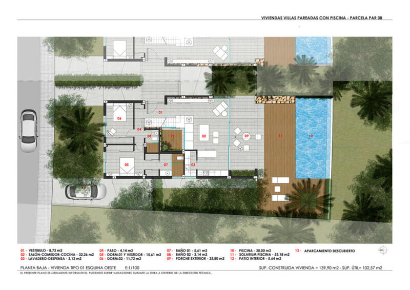 3 Cuarto Villa en venta