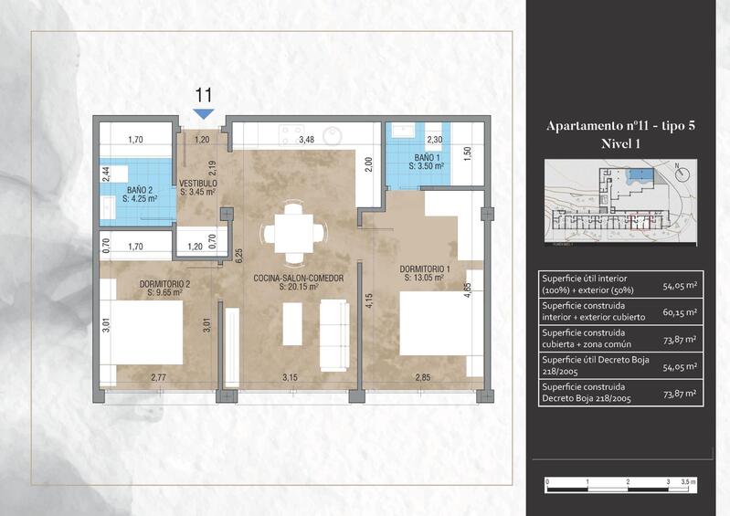 2 Cuarto Apartamento en venta