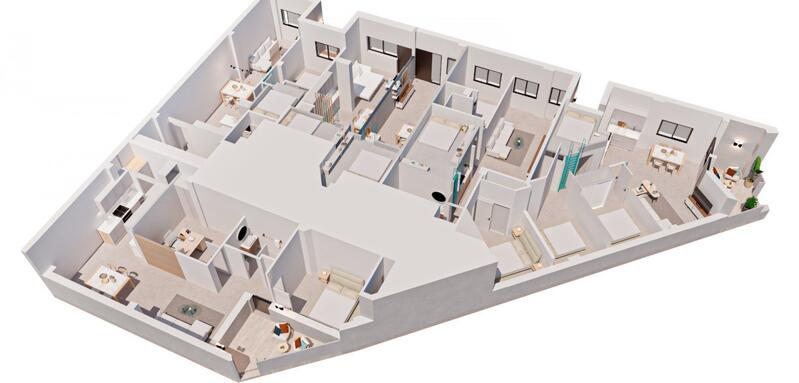 2 Schlafzimmer Appartement zu verkaufen