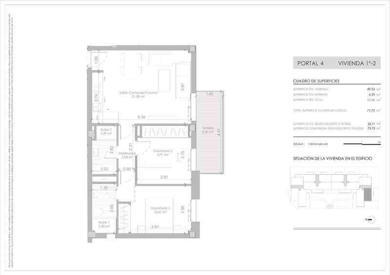 2 Schlafzimmer Appartement zu verkaufen