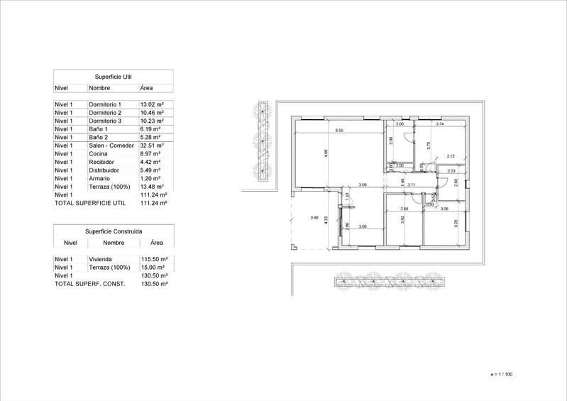 3 Cuarto Villa en venta