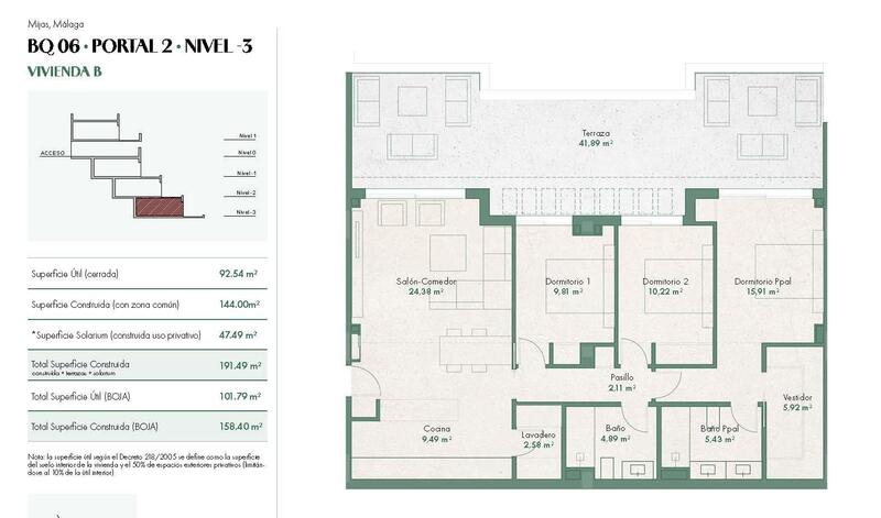 3 chambre Appartement à vendre