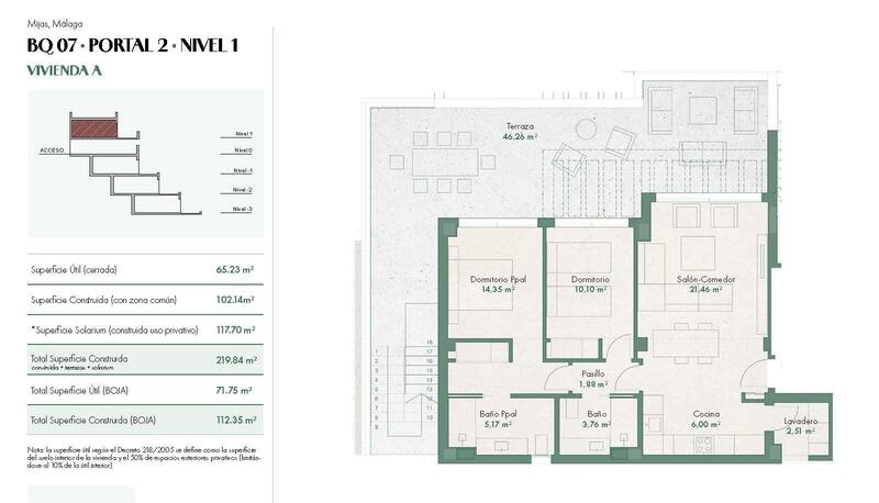 2 Schlafzimmer Appartement zu verkaufen