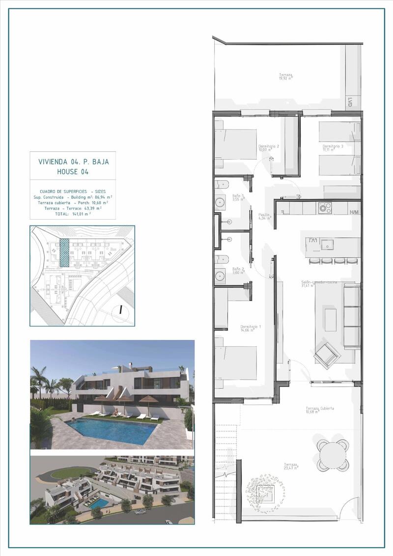 3 slaapkamer Villa Te koop