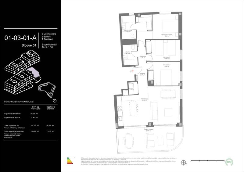 3 chambre Appartement à vendre