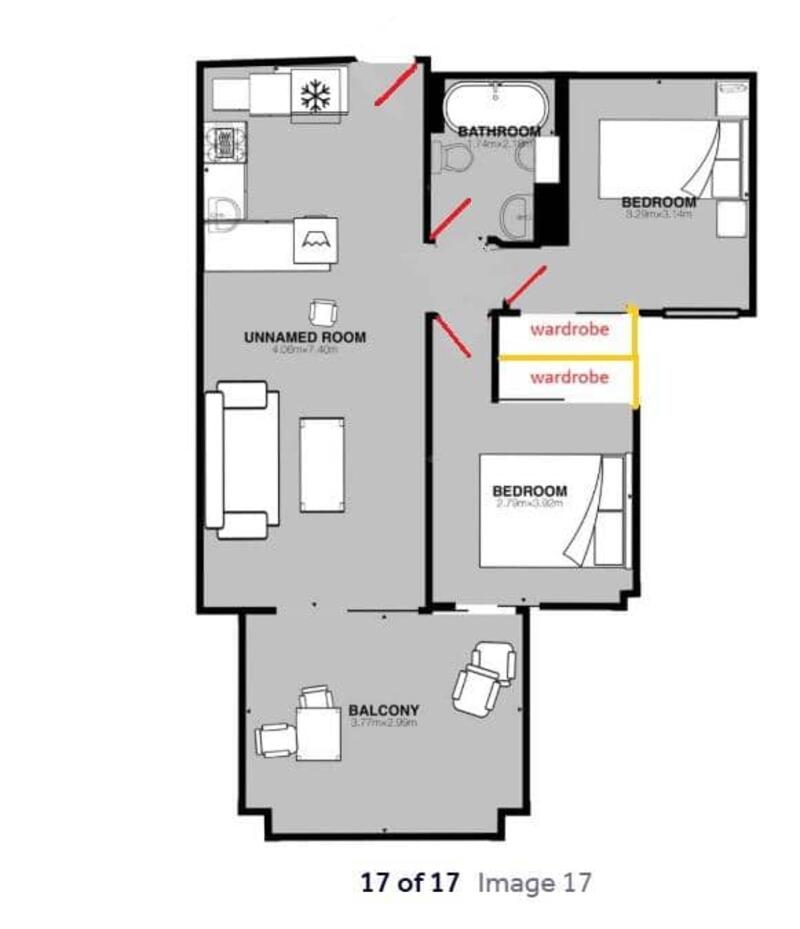 2 bedroom Apartment for sale