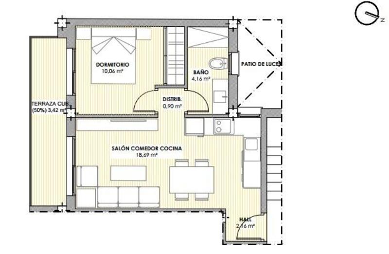 1 Schlafzimmer Appartement zu verkaufen