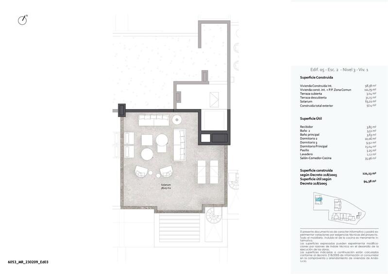 3 chambre Appartement à vendre