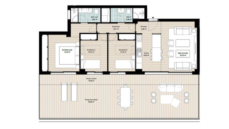 3 bedroom Apartment for sale