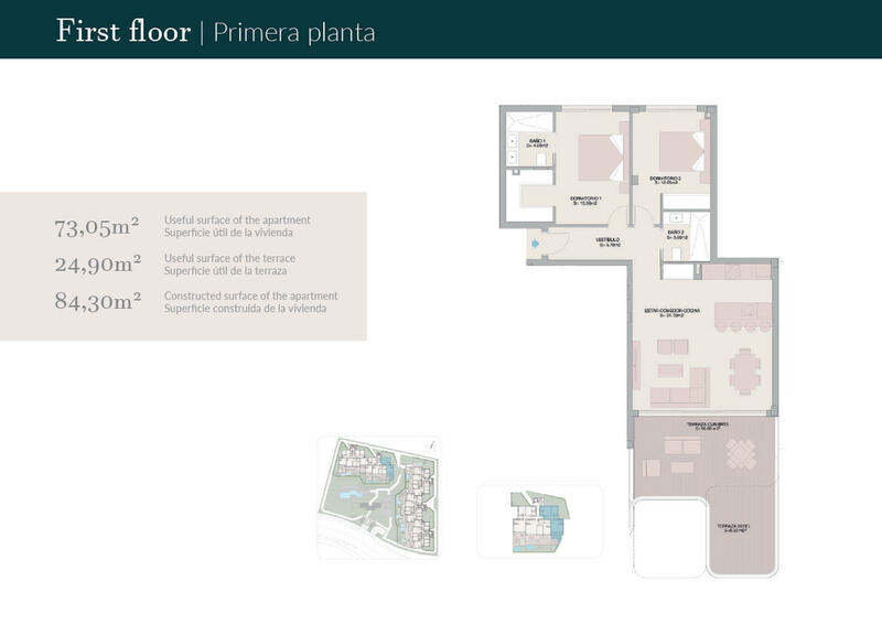 2 slaapkamer Appartement Te koop