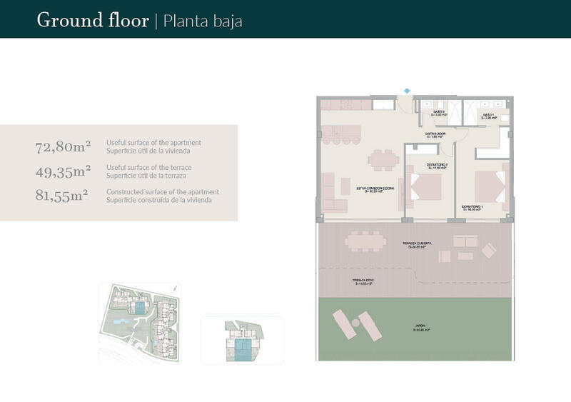 2 slaapkamer Appartement Te koop