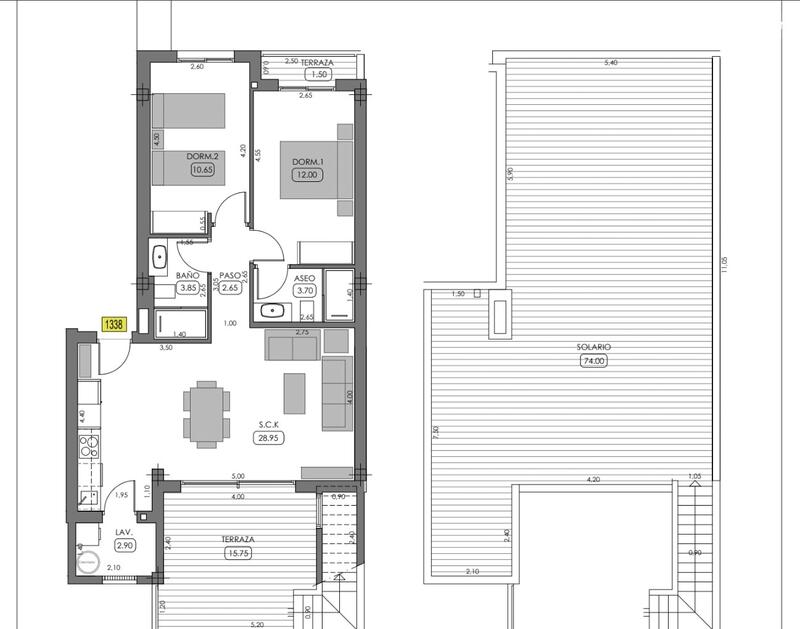 2 bedroom Apartment for sale
