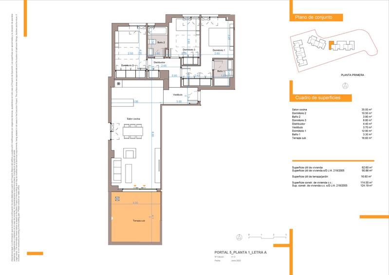 3 slaapkamer Appartement Te koop