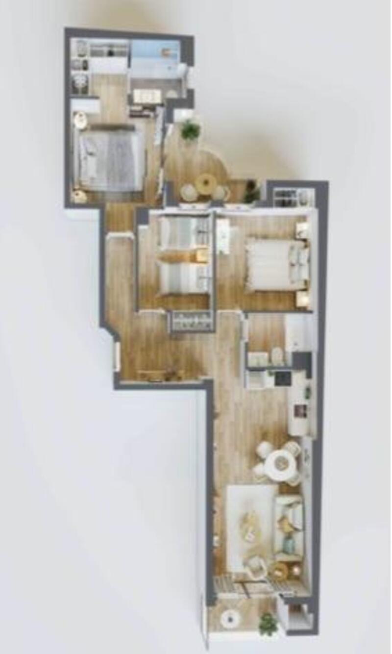 3 slaapkamer Appartement Te koop