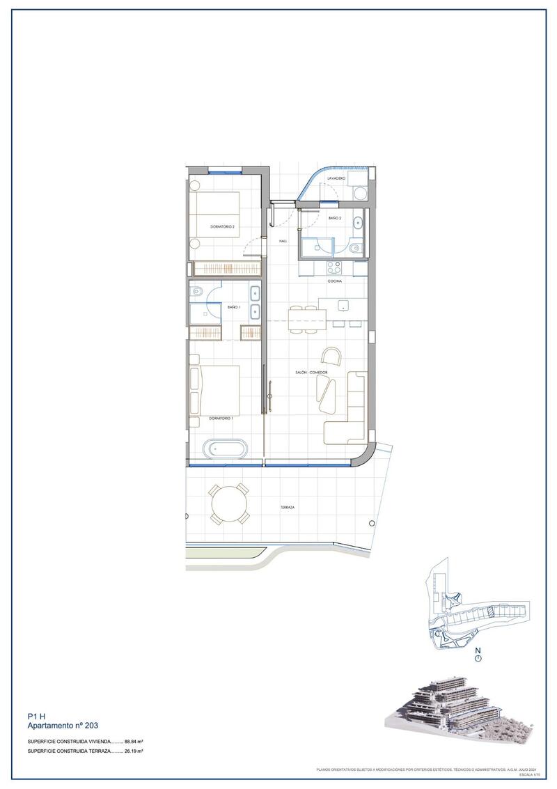 2 bedroom Apartment for sale