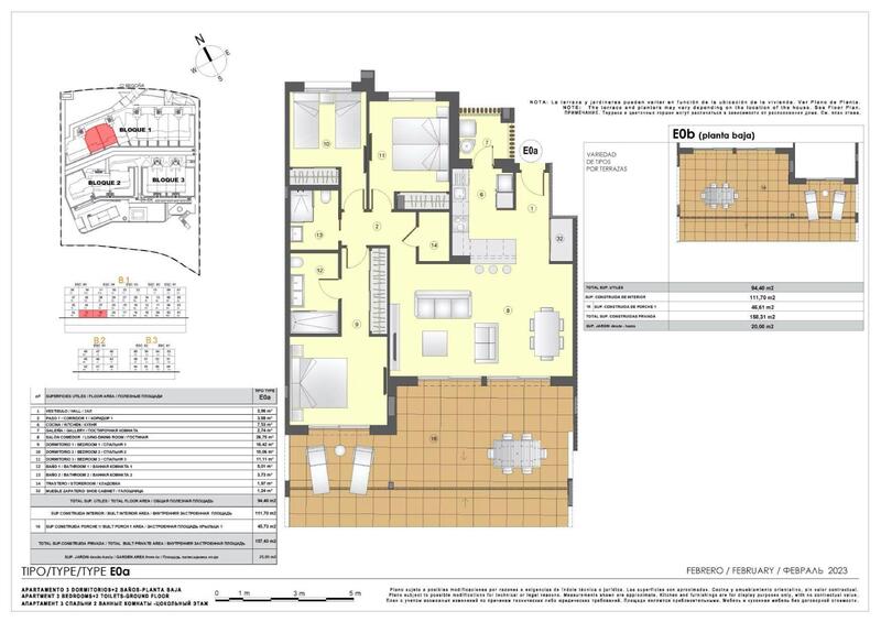 3 Schlafzimmer Appartement zu verkaufen