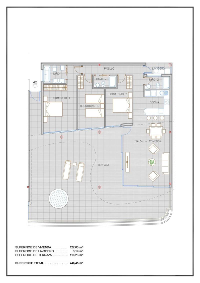 3 bedroom Apartment for sale