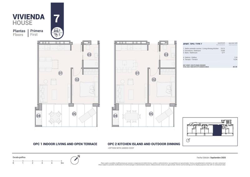 1 Cuarto Apartamento en venta