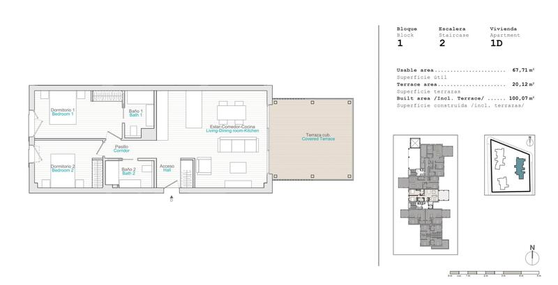 2 slaapkamer Appartement Te koop