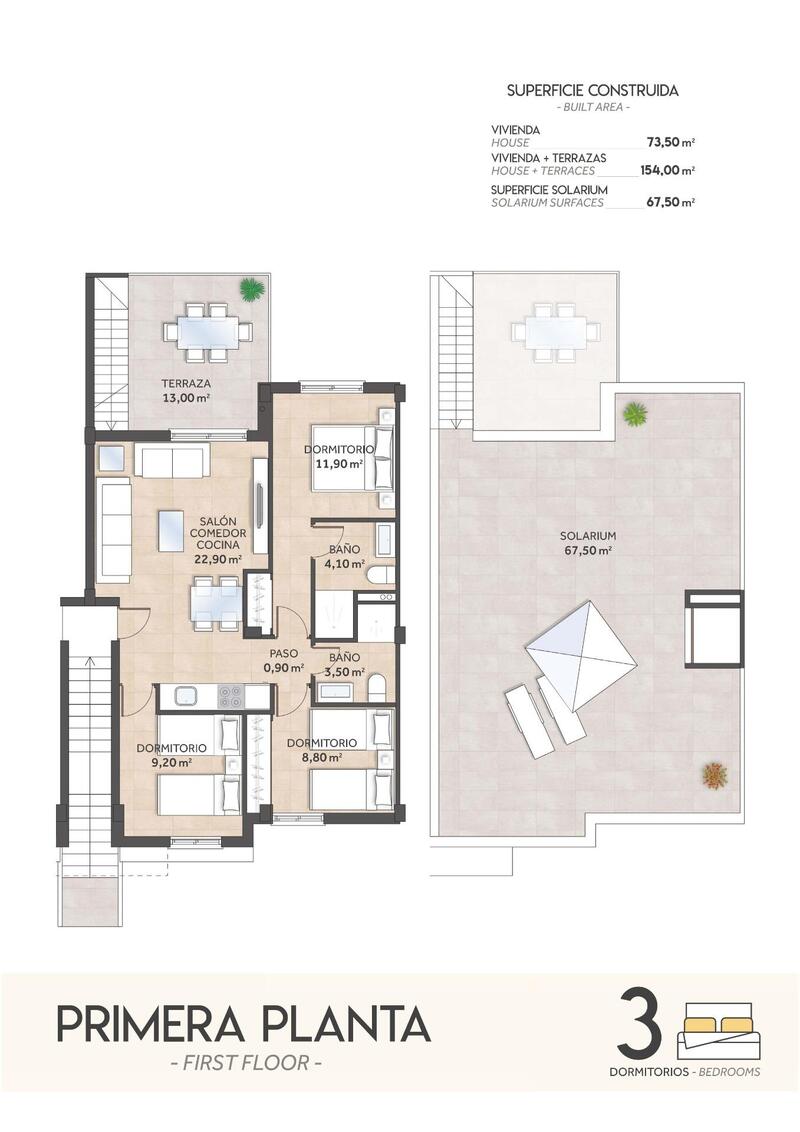 3 Schlafzimmer Villa zu verkaufen