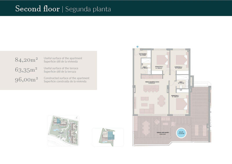 2 slaapkamer Appartement Te koop