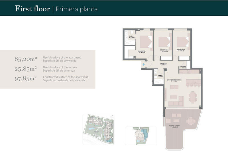 2 Cuarto Apartamento en venta