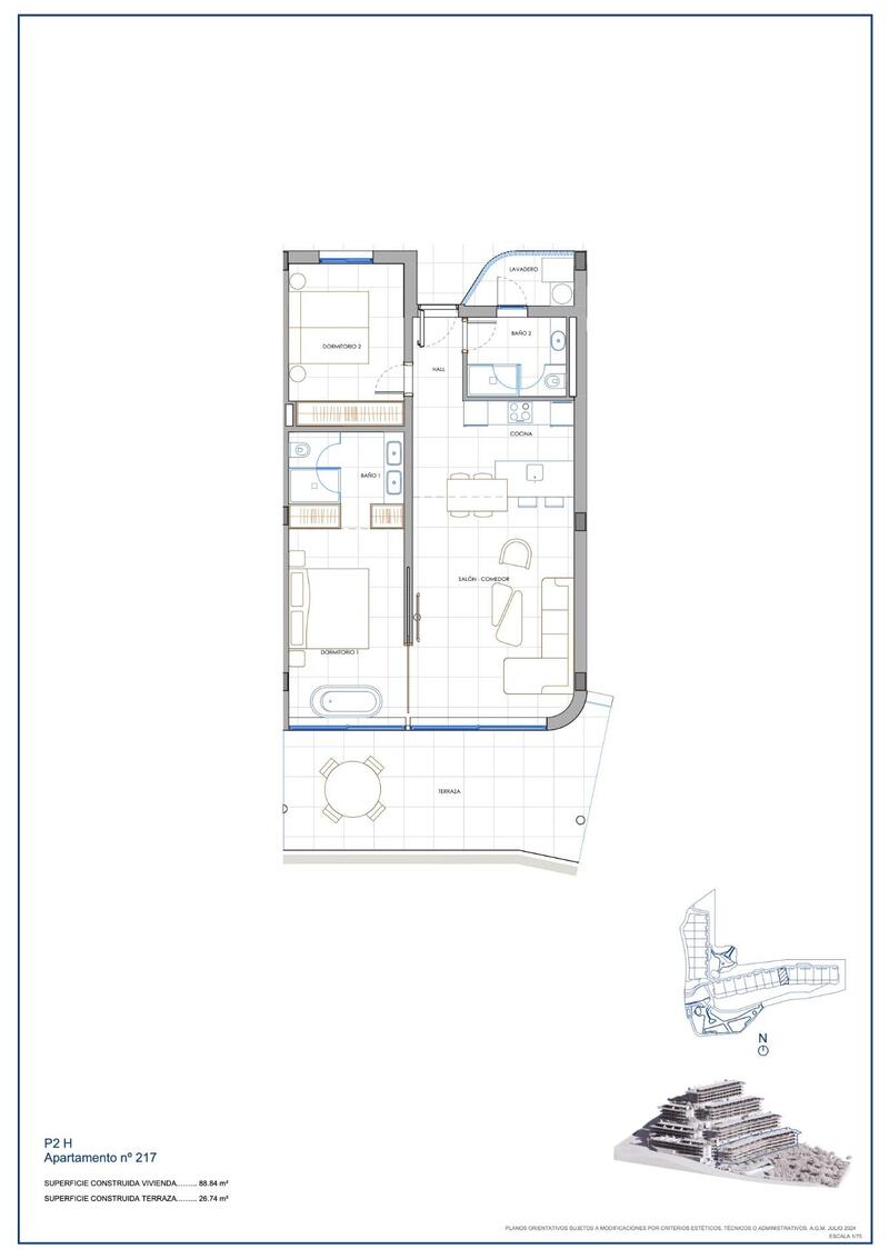 2 bedroom Apartment for sale