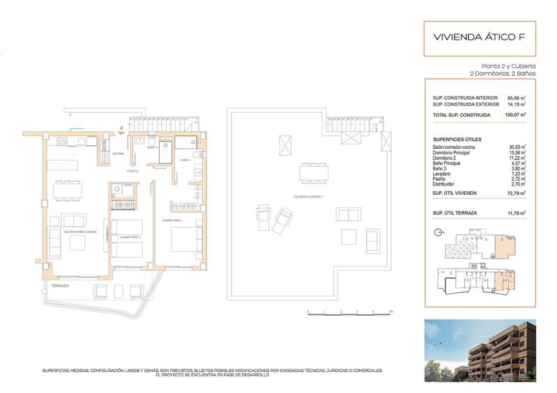 2 slaapkamer Appartement Te koop