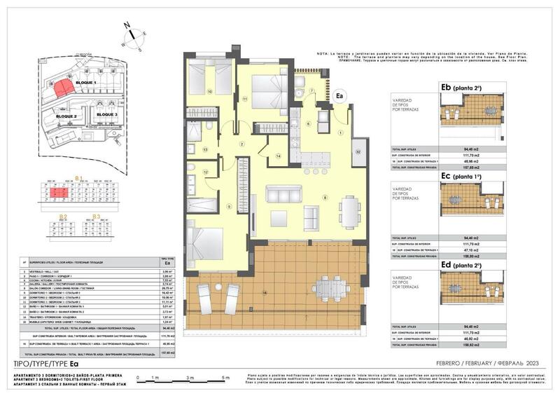 3 slaapkamer Appartement Te koop
