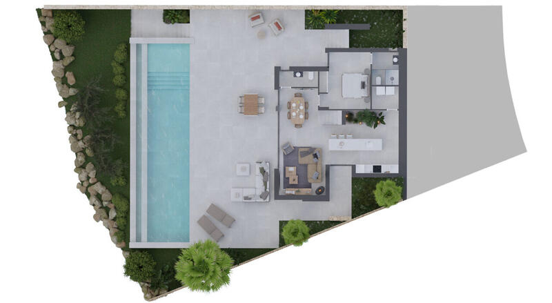 3 sovrum Villa till salu