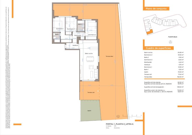 3 slaapkamer Appartement Te koop