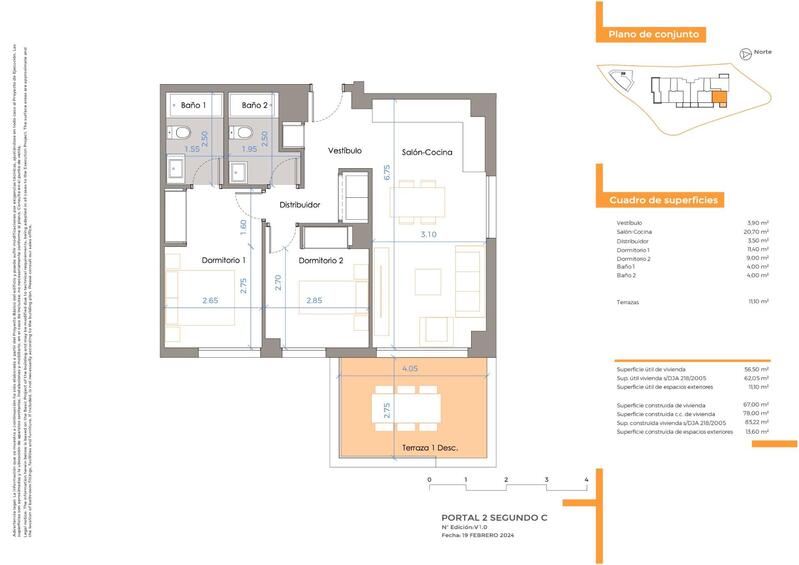2 Cuarto Apartamento en venta