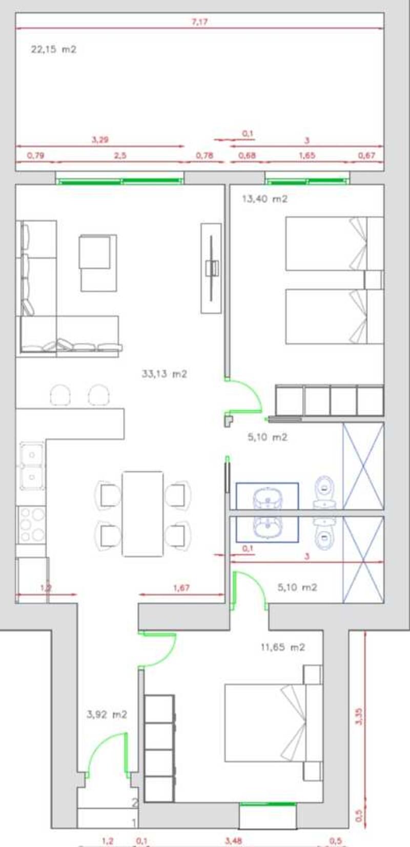 2 Schlafzimmer Stadthaus zu verkaufen