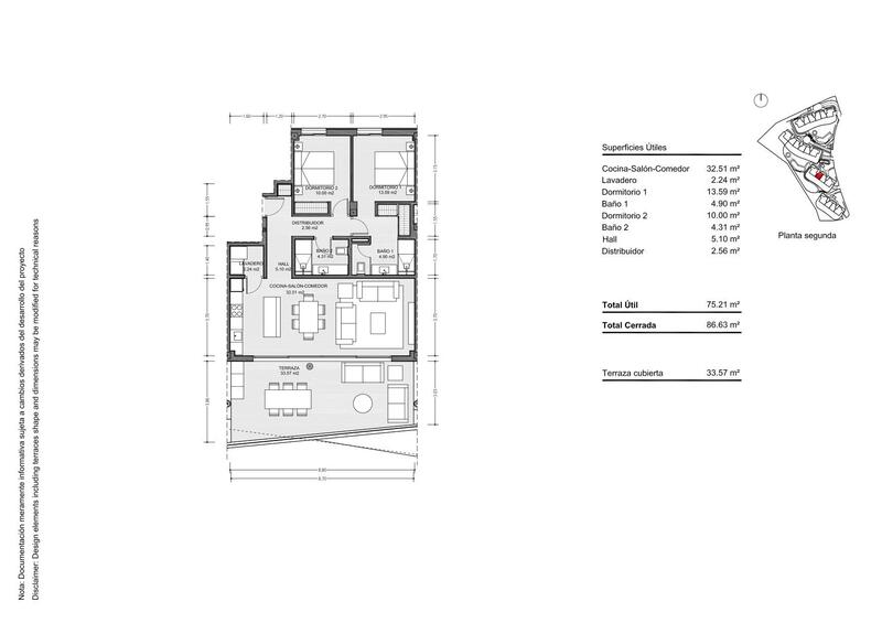 2 Schlafzimmer Appartement zu verkaufen