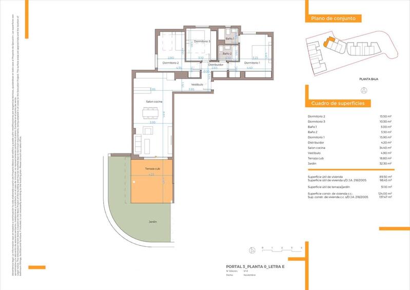 3 Schlafzimmer Appartement zu verkaufen