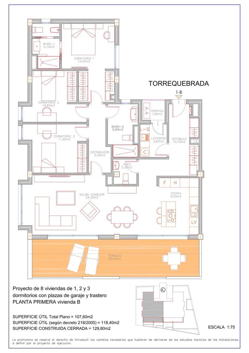 3 bedroom Apartment for sale